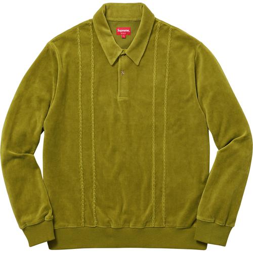 Details on Velour L S Polo None from fall winter
                                                    2017 (Price is $118)
