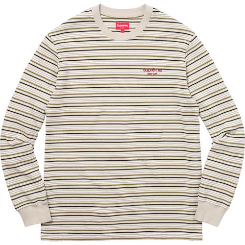 Supreme Raised Stripe L S Top (FW17) - $110