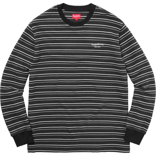 Supreme Raised Stripe L S Top (FW17) - $110