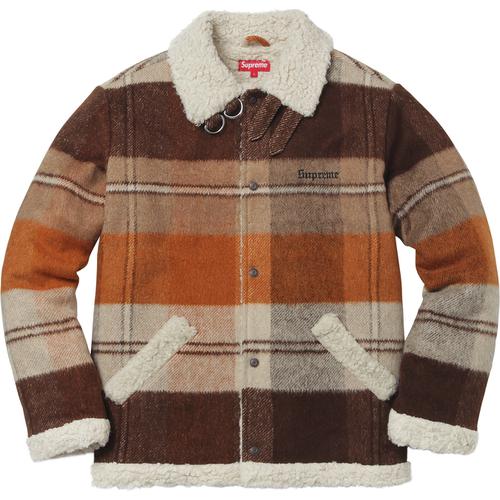 Details on Plaid Shearling Bomber None from fall winter
                                                    2017 (Price is $248)