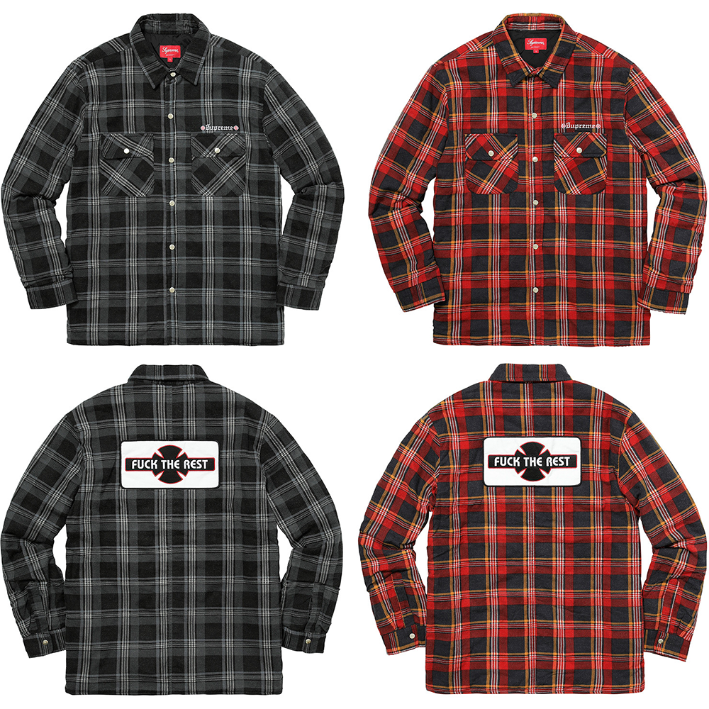 Supreme Independent Flannel Shirt