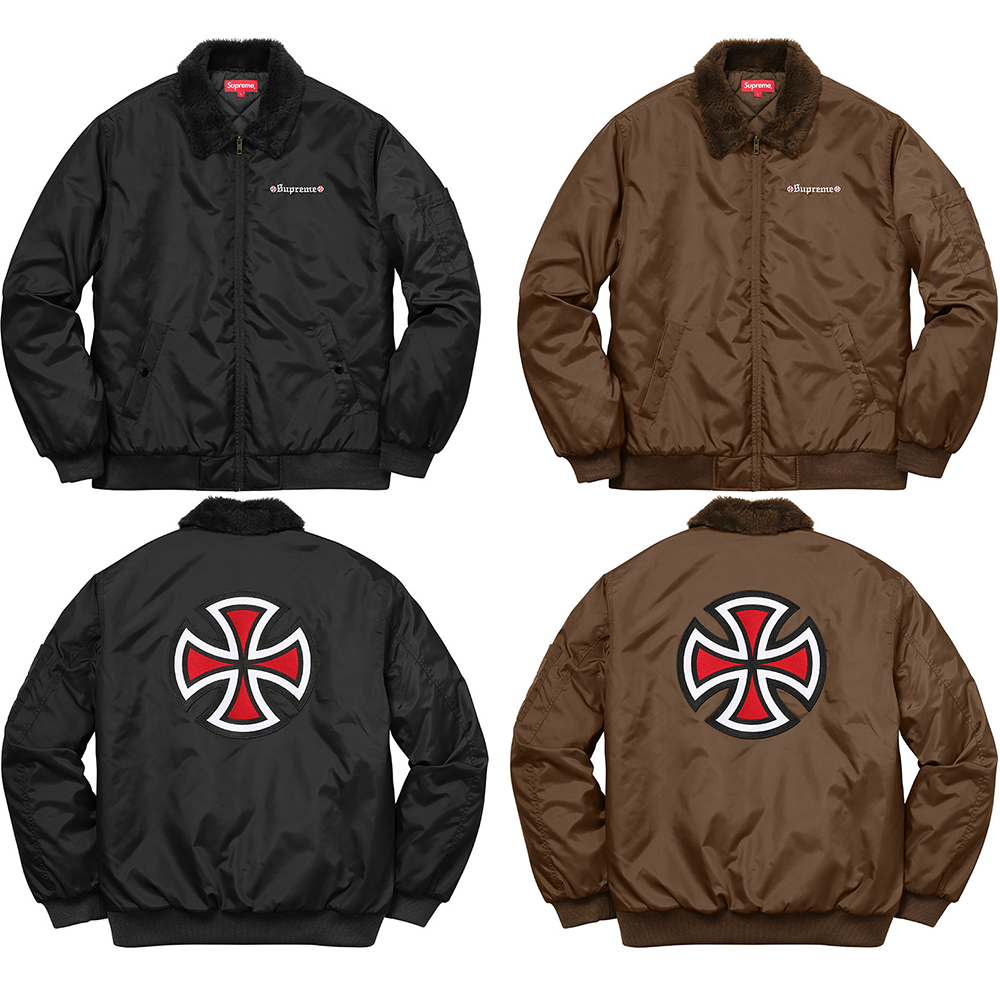 supreme independent jacket