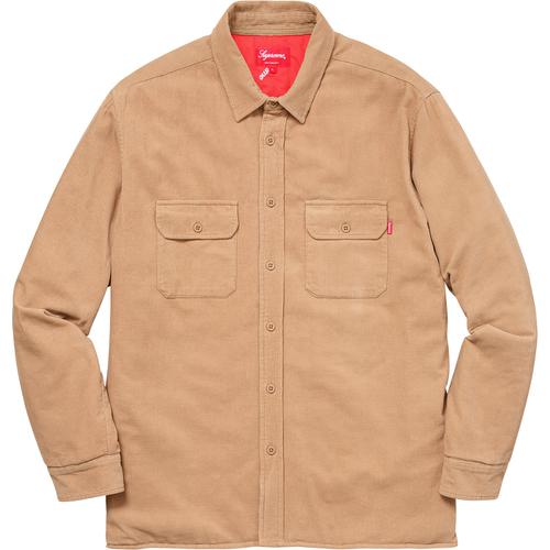 Details on Corduroy Quilted Shirt None from fall winter
                                                    2017 (Price is $138)