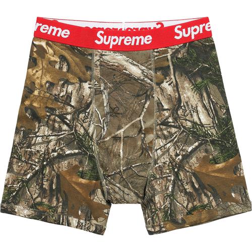 Details on Supreme Hanes Realtree Boxer Briefs (2 Pack) None from fall winter
                                                    2017 (Price is $40)