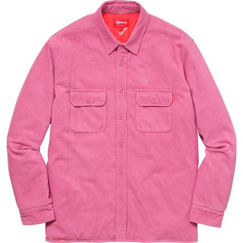 Details on Corduroy Quilted Shirt None from fall winter 2017 (Price is $138)