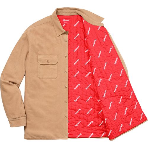 Details on Corduroy Quilted Shirt None from fall winter
                                                    2017 (Price is $138)