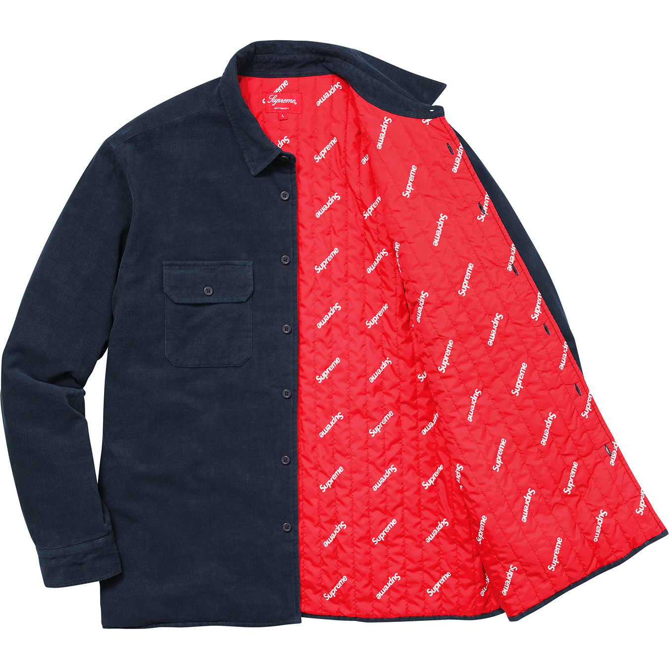 Corduroy Quilted Shirt - Supreme Community