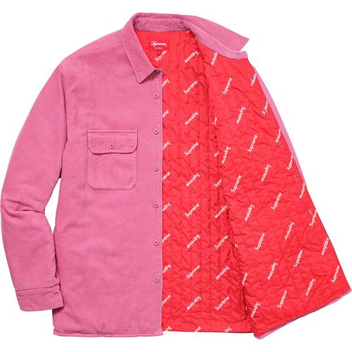 Details on Corduroy Quilted Shirt None from fall winter
                                                    2017 (Price is $138)