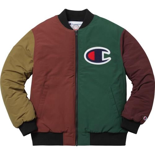 Details on Supreme Champion Color Blocked Jacket None from fall winter
                                                    2017 (Price is $218)