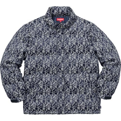 Details on Fuck Jacquard Puffy Jacket None from fall winter
                                                    2017 (Price is $398)