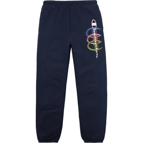 Details on Supreme Champion Stacked C Sweatpant None from fall winter
                                                    2017 (Price is $148)