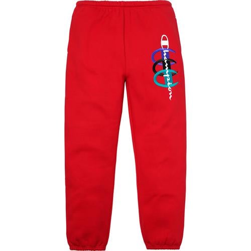 Details on Supreme Champion Stacked C Sweatpant None from fall winter
                                                    2017 (Price is $148)