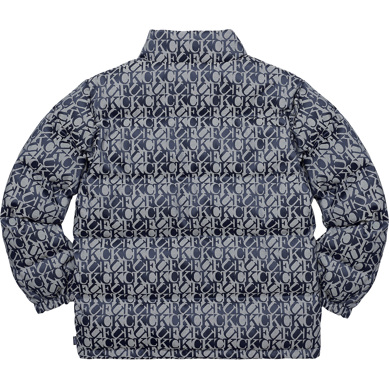 Fuck Jacquard Puffy Jacket - fall winter 2017 - Supreme