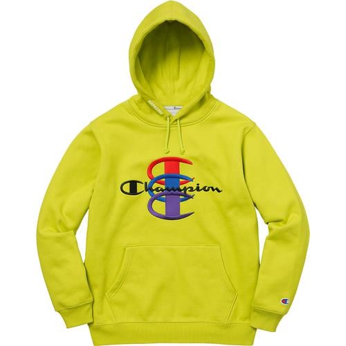 Details on Supreme Champion Stacked C Hooded Sweatshirt None from fall winter
                                                    2017 (Price is $158)