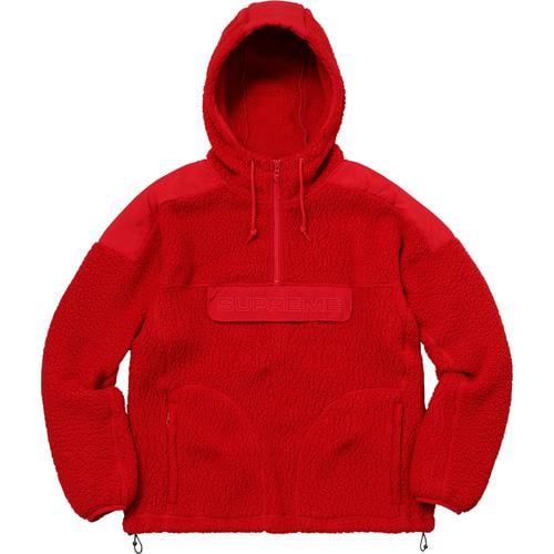 Supreme Polartec Hooded Half Zip Pullover (FW17) - $168