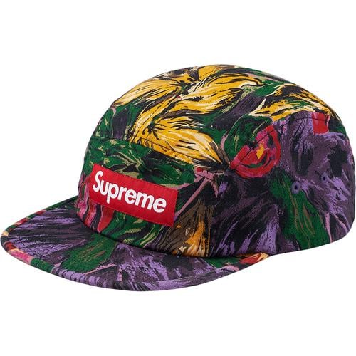 Supreme Painted Floral Camp Cap (FW17) - $48