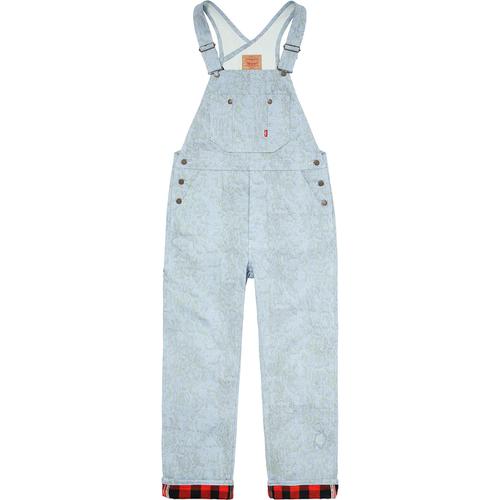 Details on Supreme Levi's Snakeskin Overalls None from fall winter 2017 (Price is $228)