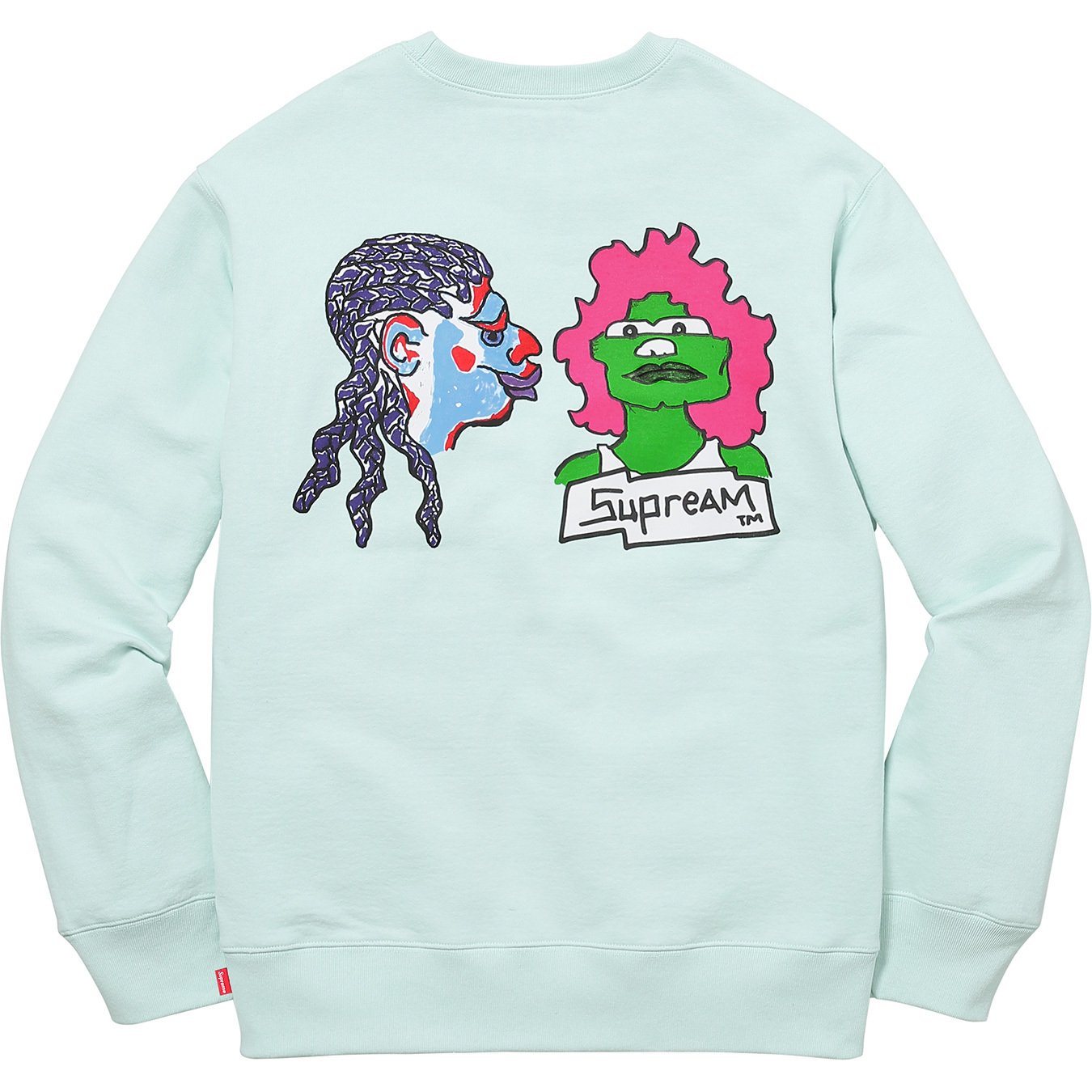 【ギフ_包装】 - Supreme Supreme XL Crewneck Heads Gonz 17AW スウェット