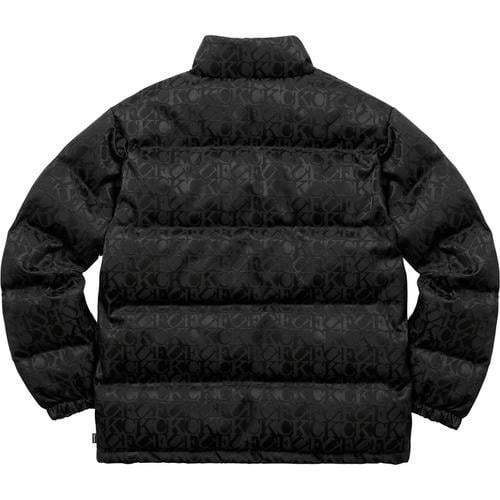 Details on Fuck Jacquard Puffy Jacket None from fall winter
                                                    2017 (Price is $398)