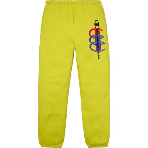 Details on Supreme Champion Stacked C Sweatpant None from fall winter
                                                    2017 (Price is $148)