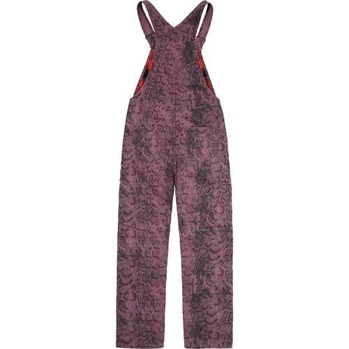 Details on Supreme Levi's Snakeskin Overalls None from fall winter
                                                    2017 (Price is $228)