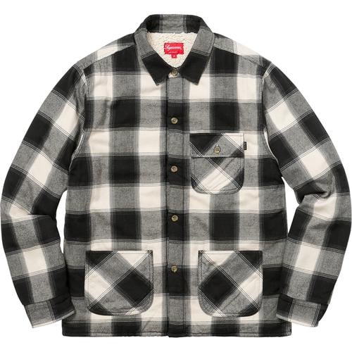 Details on Buffalo Plaid Sherpa Lined Chore Shirt None from fall winter
                                                    2017 (Price is $138)