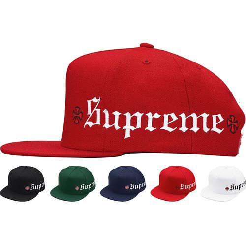 Details on Supreme Independent Old English 5-Panel from fall winter
                                            2017 (Price is $48)