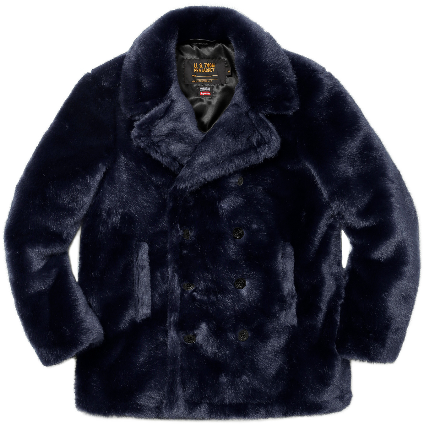 Supreme®/Schott® Fur Peacoat - Supreme Community