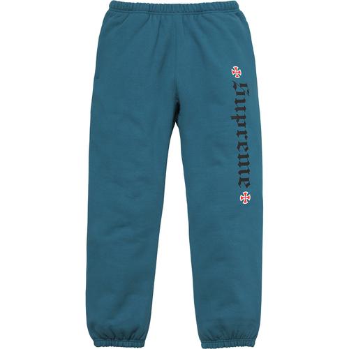 Details on Supreme Independent Fuck The Rest Sweatpant None from fall winter
                                                    2017 (Price is $148)