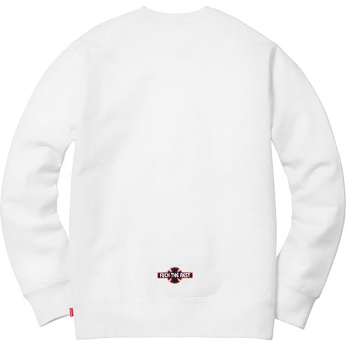 Details on Supreme Independent Fuck The Rest Crewneck None from fall winter
                                                    2017 (Price is $148)