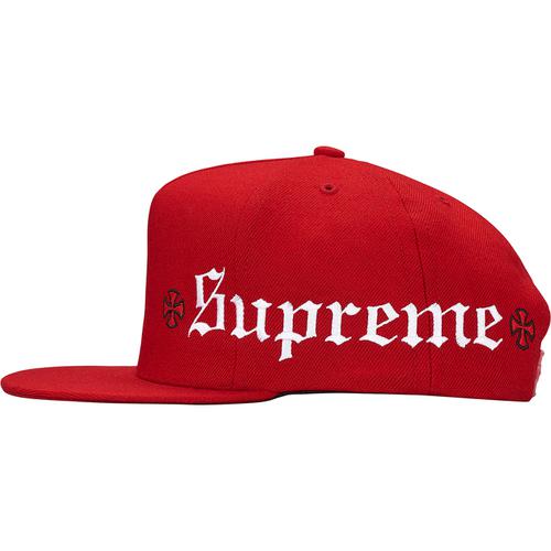Details on Supreme Independent Old English 5-Panel None from fall winter 2017 (Price is $48)