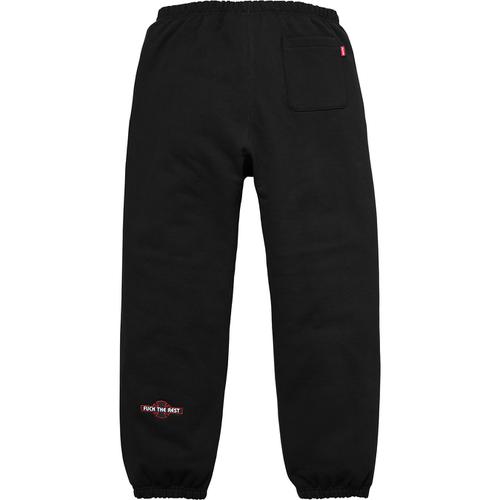 Details on Supreme Independent Fuck The Rest Sweatpant None from fall winter
                                                    2017 (Price is $148)