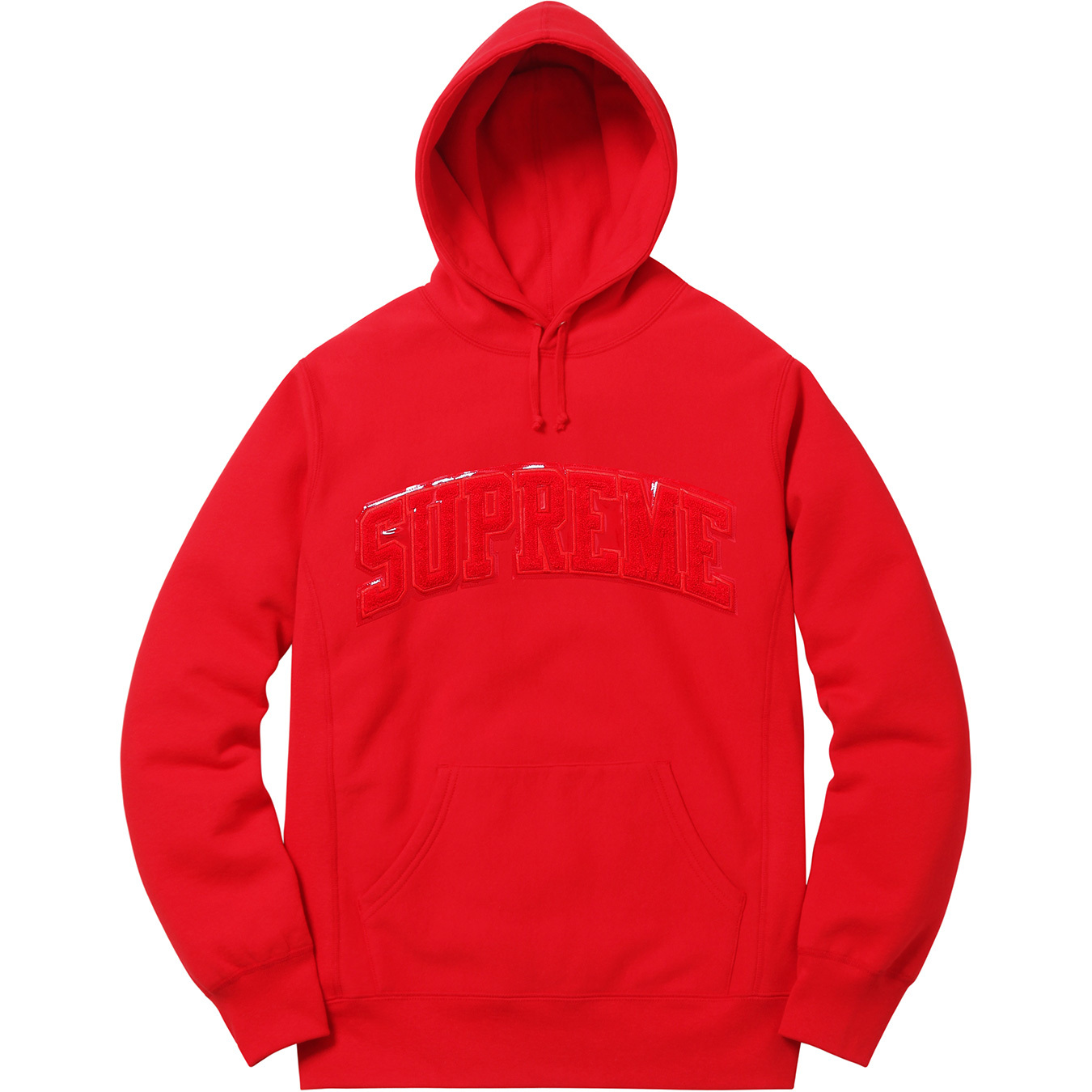 Patent/Chenille Arc Logo Hooded Sweatshirt - Supreme Community