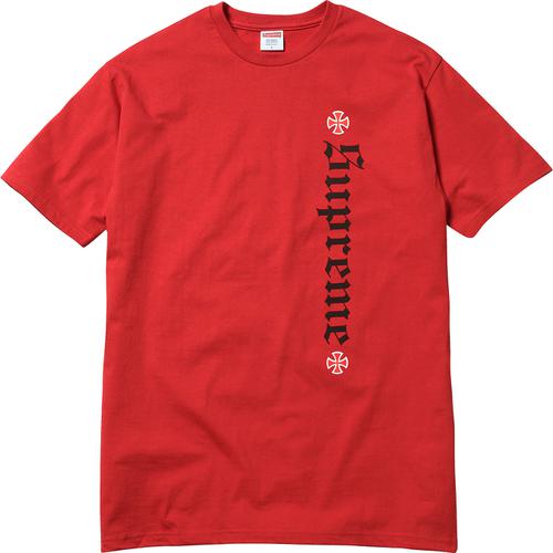 Details on Supreme Independent Old English Tee None from fall winter
                                                    2017 (Price is $44)