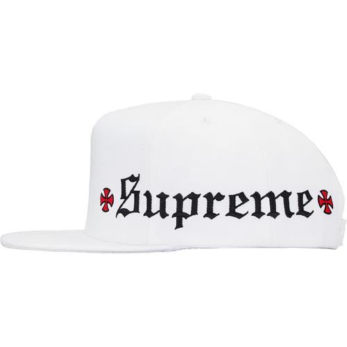 Details on Supreme Independent Old English 5-Panel None from fall winter 2017 (Price is $48)
