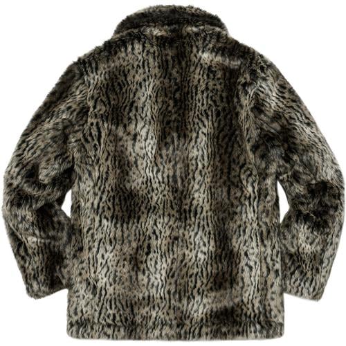 Details on Supreme Schott Fur Peacoat None from fall winter 2017 (Price is $498)