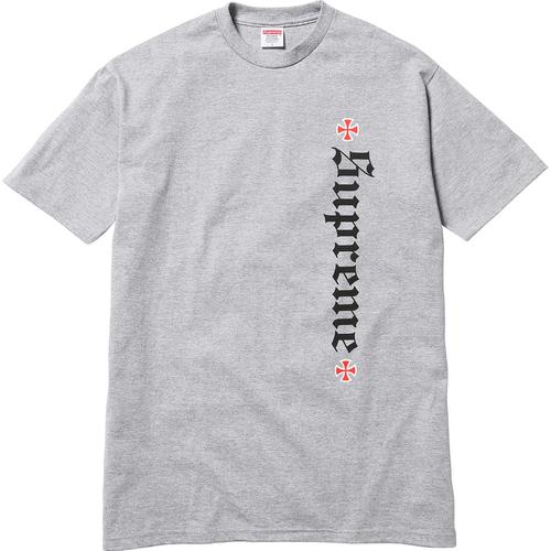 Details on Supreme Independent Old English Tee None from fall winter
                                                    2017 (Price is $44)