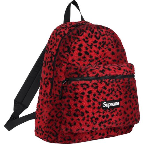 Details on Leopard Fleece Backpack None from fall winter
                                                    2017 (Price is $118)