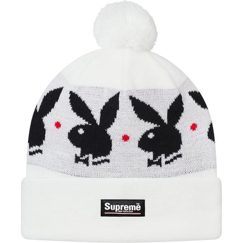 Details on Supreme Playboy© Beanie None from fall winter 2017 (Price is $38)