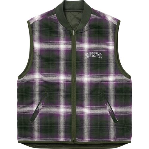 Details on Reversible Shadow Plaid Vest None from fall winter
                                                    2017 (Price is $158)