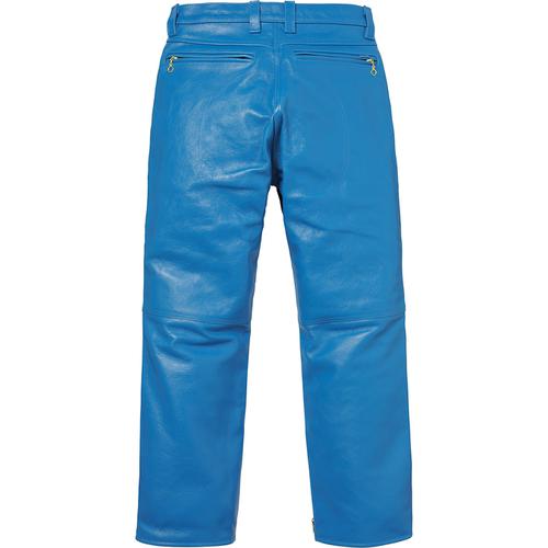 Details on Supreme Vanson Leather Bones Pant None from fall winter
                                                    2017 (Price is $998)