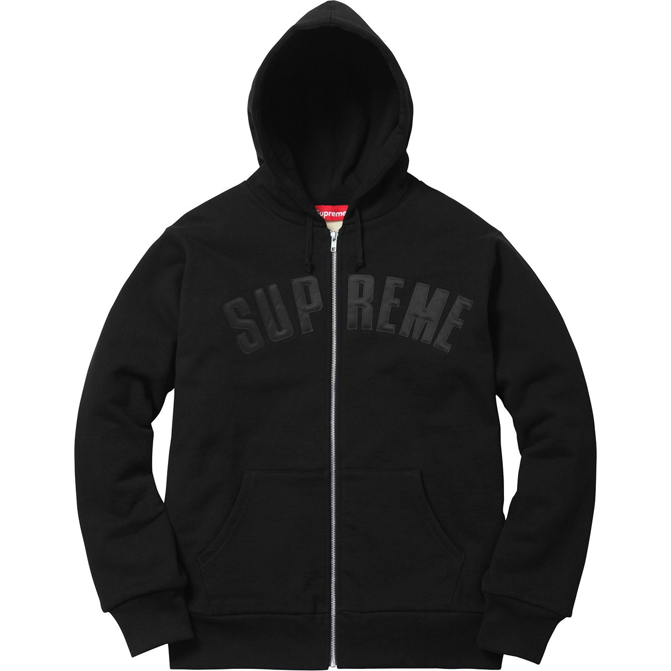 Arc Logo Thermal Zip Up Sweatshirt - fall winter 2017 - Supreme