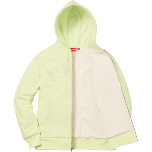 Supreme Arc Logo Thermal Zip Up Sweatshirt (FW17) - $198