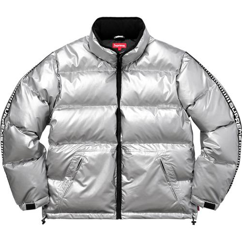 Details on Reflective Sleeve Logo Puffy Jacket None from fall winter
                                                    2017 (Price is $328)