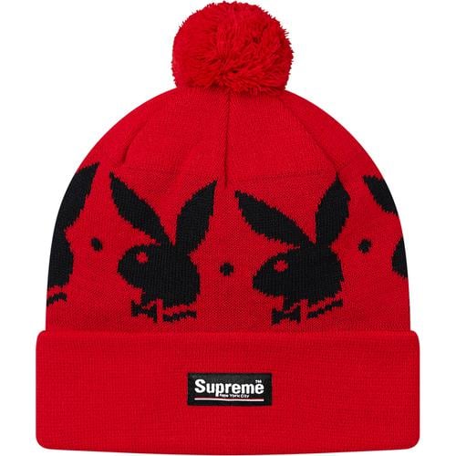 Details on Supreme Playboy© Beanie None from fall winter 2017 (Price is $38)