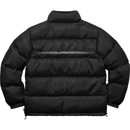 Details on Reflective Sleeve Logo Puffy Jacket None from fall winter
                                                    2017 (Price is $328)