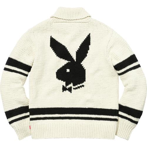 Playboy© Shawl Collar Full Zip Sweater - fall winter 2017 - Supreme