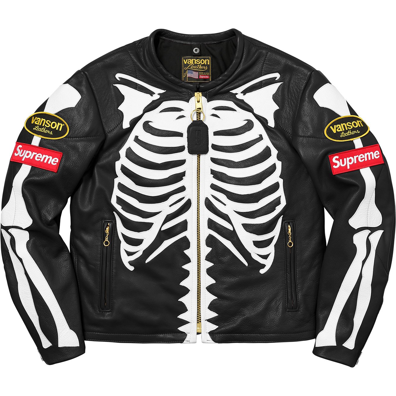 Купить supreme x. Supreme кожаная куртка VANSON. Supreme Skeleton Jacket. Supreme x VANSON. Мотокуртка Supreme.