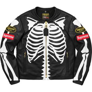 supreme vanson bones jacket