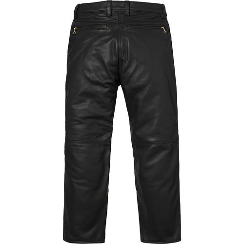 Details on Supreme Vanson Leather Bones Pant None from fall winter
                                                    2017 (Price is $998)